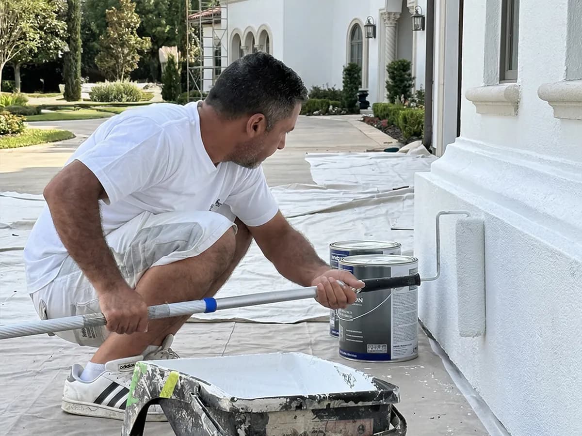 Super Painter preparing and repairing a surface