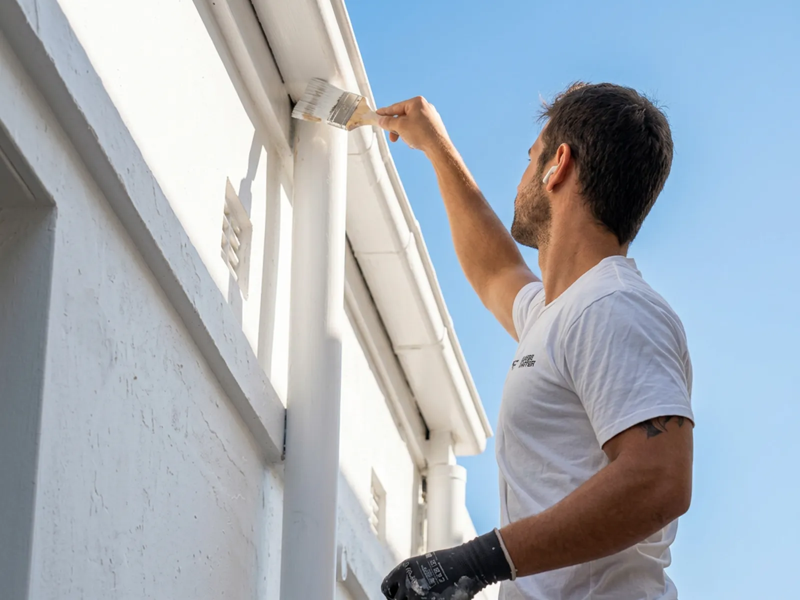 Super Painter applying a premium interior finish in a Sydney home